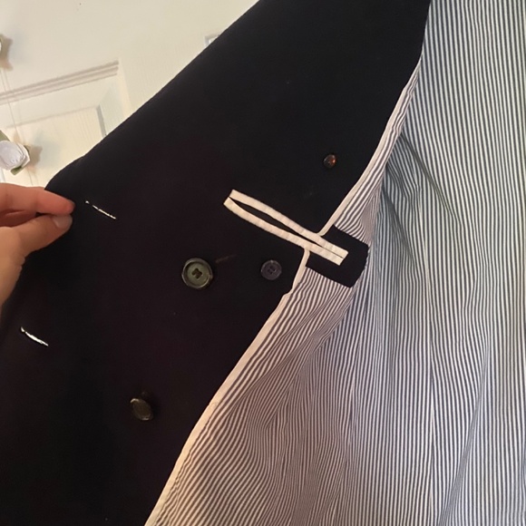 J Crew wool jacket, navy - Picture 3 of 3